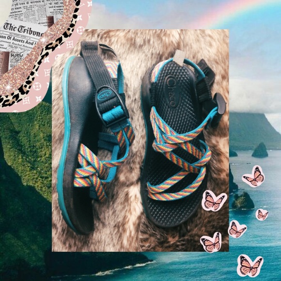rainbow chacos